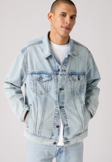 Мужская джинсовка Levi's Trucker, светло-синий деним