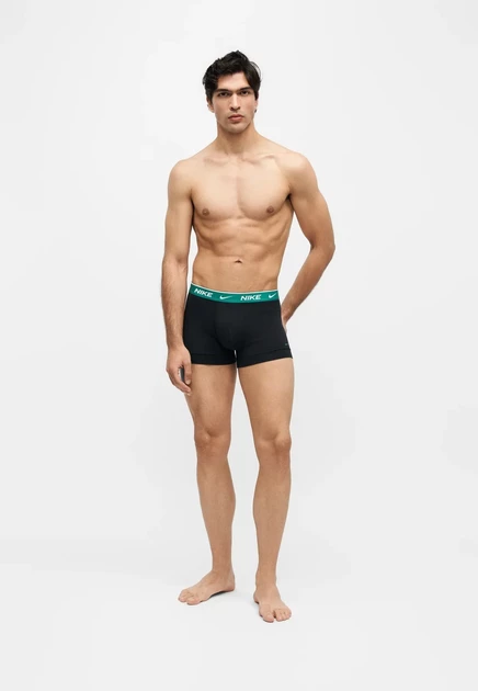 Nike Underwear ESSENTIAL TRUNK  3 PACK - Trunks - blue void/white black/malachite/turf orange/tattoo