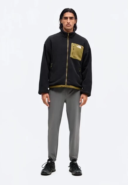 Мужская флиска The North Face Yumiori, черно-бежевая
