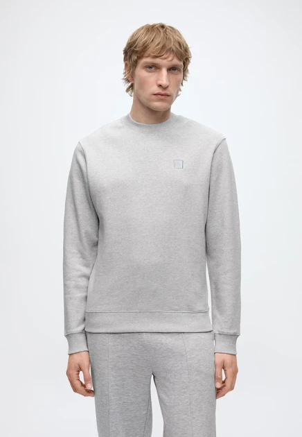 Мужской свитшот Scotch & Soda Core Logo, серый меланж