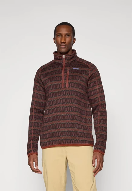 Мужская флиска Patagonia Better Sweater 1/4, кремовая
