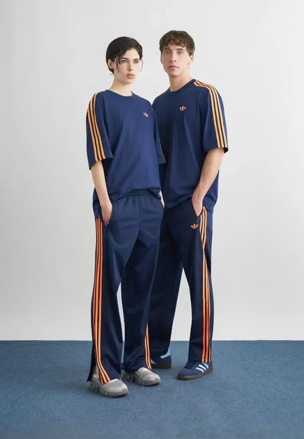 Мужские брюки Adidas Originals FIREBIRD TP, сине-оранжевые