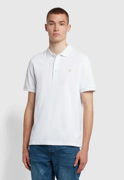 Мужское поло Farah Polo Shirt, сине-белое
