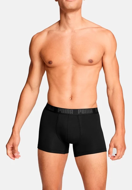 Мужские боксеры Puma Everyday Basic 2 Pack, черные