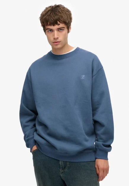 Мужская толстовка Superdry Co., серо-синяя