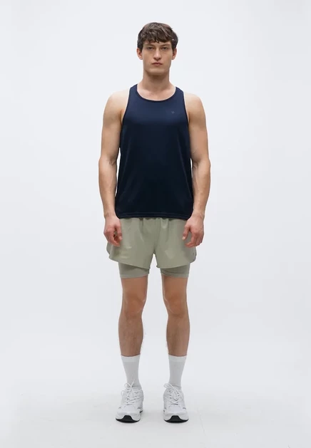 Мужские майки Pier One Sport Essential, 2 шт., синие/белые