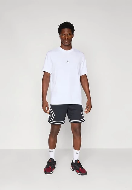 Мужская спортивная футболка Jordan Jumpman, белая/черная
