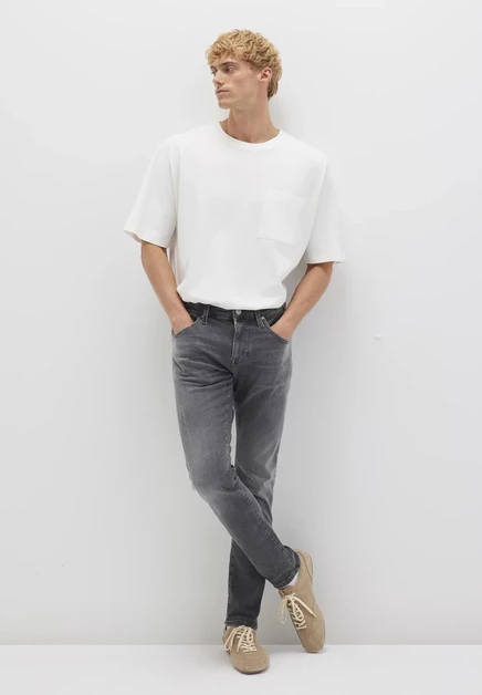 Mavi JAMES - Slim fit jeans - dark grey ultra move dark grey ultra move