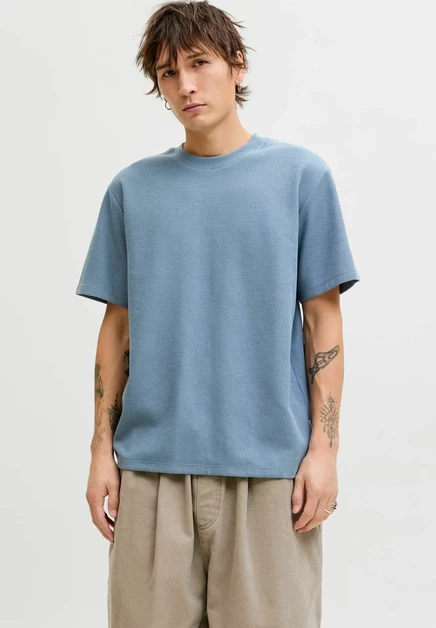 Мужская футболка Jack & Jones, сине-серая