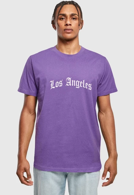 Мужская футболка Mister Tee Los Angeles, фиолетовая