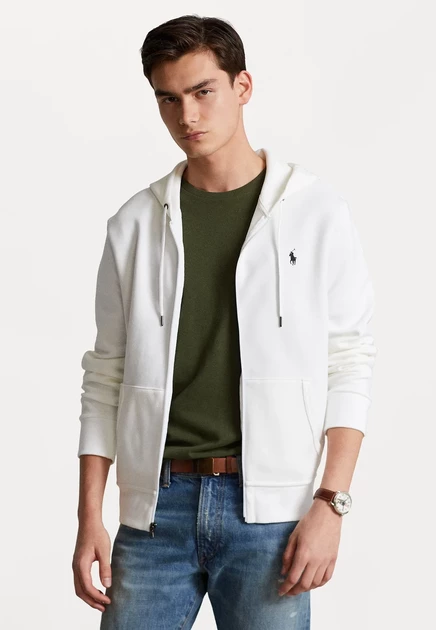 Мужская толстовка Polo Ralph Lauren Double-Knit, белая
