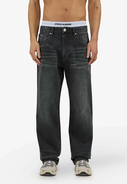 Pegador BALTRA BAGGY JEANS - Baggy Jeans - washed light blue black
