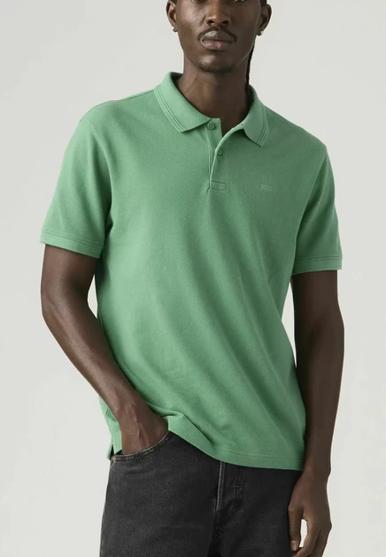 Levi's® LEVIS ORIGINAL POLO TEDDY STRIPE DRESS B - Polo shirt - teddy stripe dress b - reds green