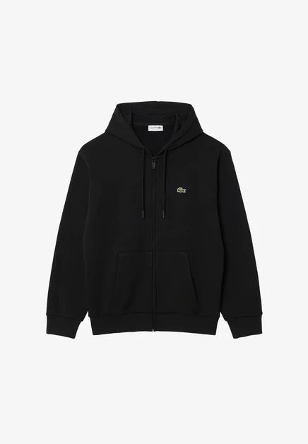 Lacoste UNISEX - Zip-up sweatshirt - cookie black