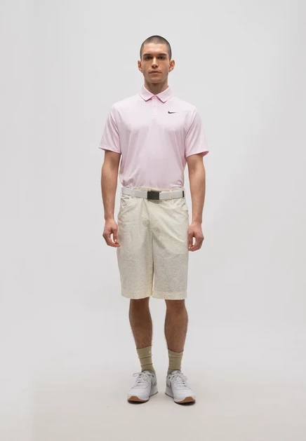 Мужское поло Nike Golf Victory Solid, розово-черное