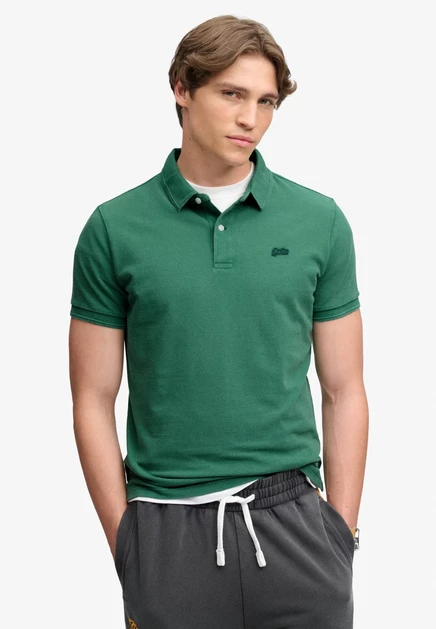 Superdry & Co SUPERDRY CLASSIC PIQUE POLO SHIRT.. - Polo shirt - rich navy light fern green
