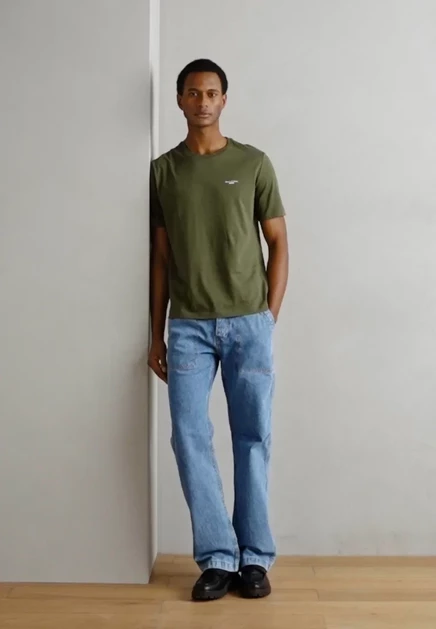 Мужская футболка Marc O'Polo Denim Logo, оливковая