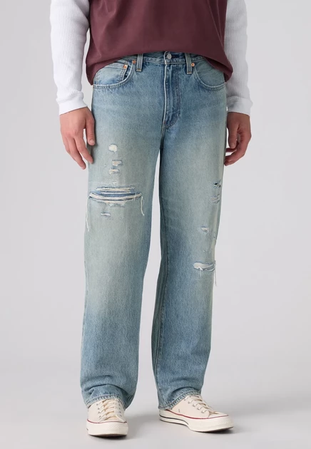 Levi's® 568® STAY LOOSE - Loose Jeans - today is a gray day ltwt linen+ denim one more chance dx