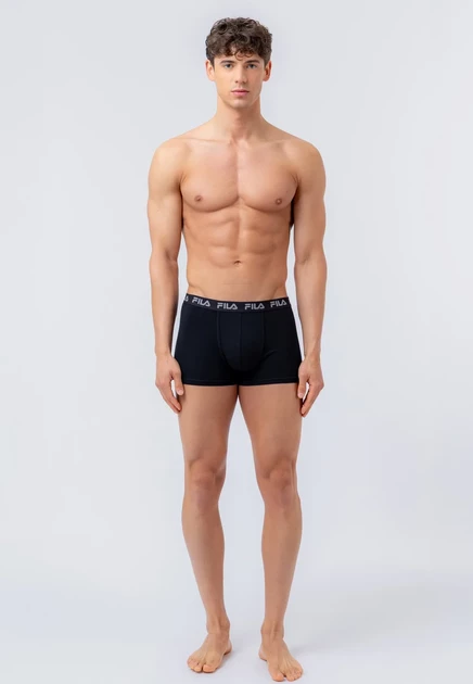 Fila BOXER 3 PACK - Trunks - anthracite black black