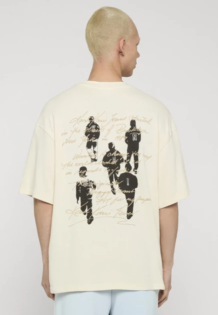 Мужская футболка Karl Kani Signature, молочная