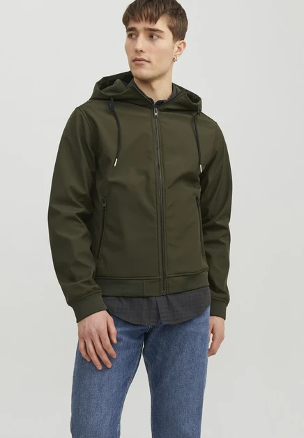 Мужская куртка Jack & Jones JJCLASSIC, черно-зеленая