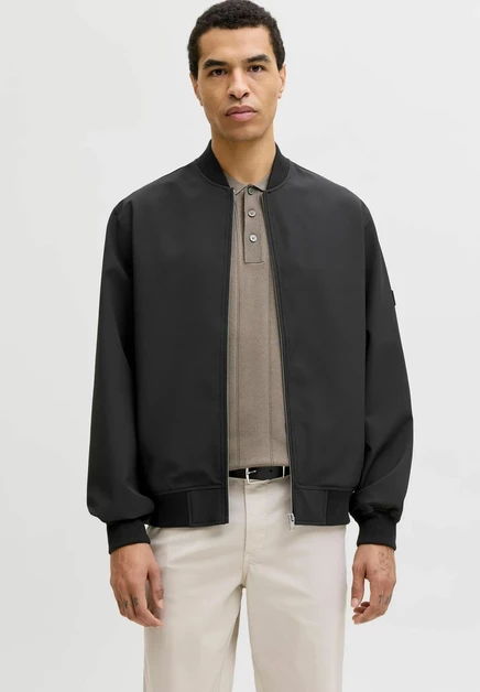 Мужской бомбер Jack & Jones Premium Bomber, черный