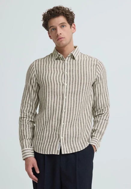 Мужская рубашка Casual Friday Cfrissa, кофейная клетка