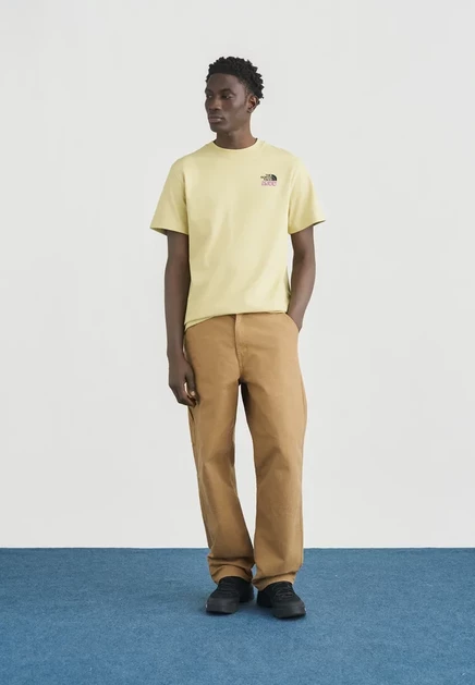Мужская футболка The North Face Flora с принтом, белая
