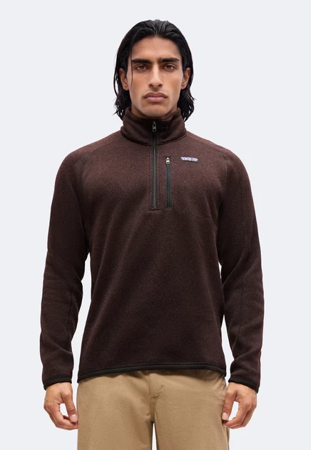 Patagonia BETTER SWEATER 1/4 ZIP - Fleece jumper - nautilus tan den brown