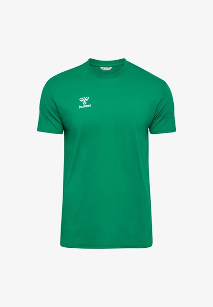 Мужская футболка Hummel Go 2.0 Chevron, серо-зеленая