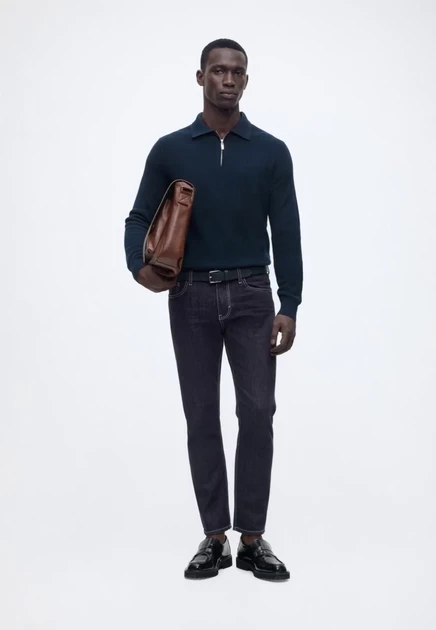 TOM TAILOR TTMARVIN STRAIGHT FIT - Straight leg jeans - used mid stone blue denim rinsed blue denim