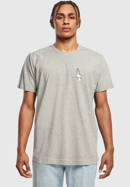 Мужская футболка Mister Tee Love Sign 2.0, серая