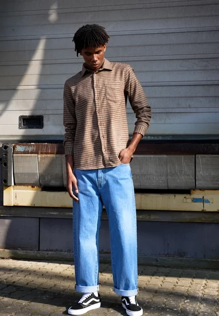 Мужские джинсы Carhartt WIP Landon, свободные, синие