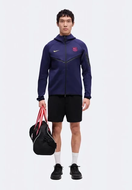 Мужское худи Nike Performance FCB, черно-синее/желтое