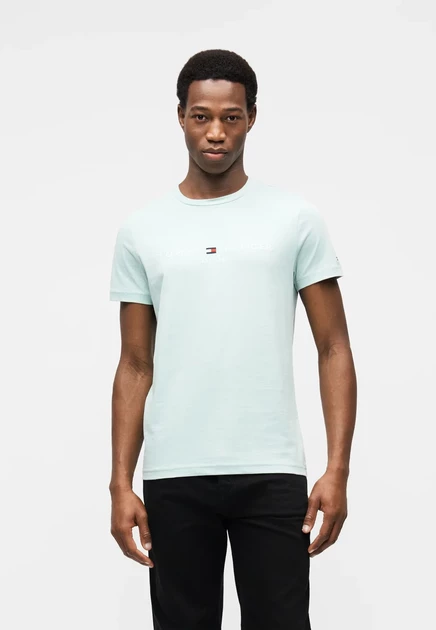 Tommy Hilfiger Basic T-shirt - breezy blue crushed mint