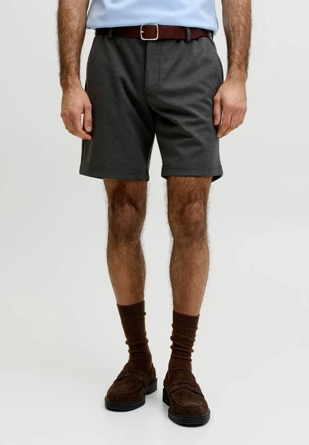 Мужские шорты Jack & Jones Chino Regular, серо-черные