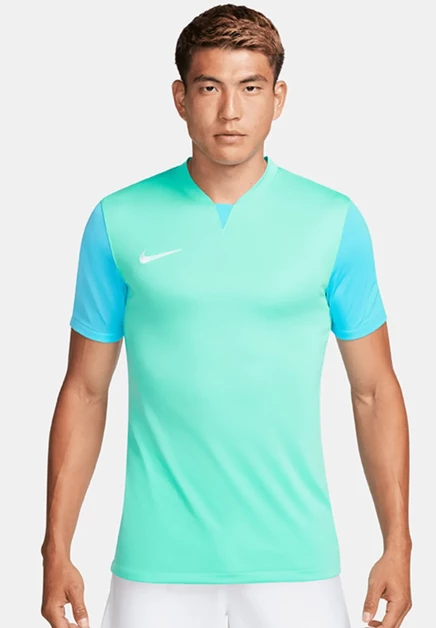Мужская футбольная футболка Nike Trophy V, бирюзово-белая