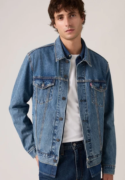 Мужская джинсовая куртка Levi's The Trucker, выцветшая