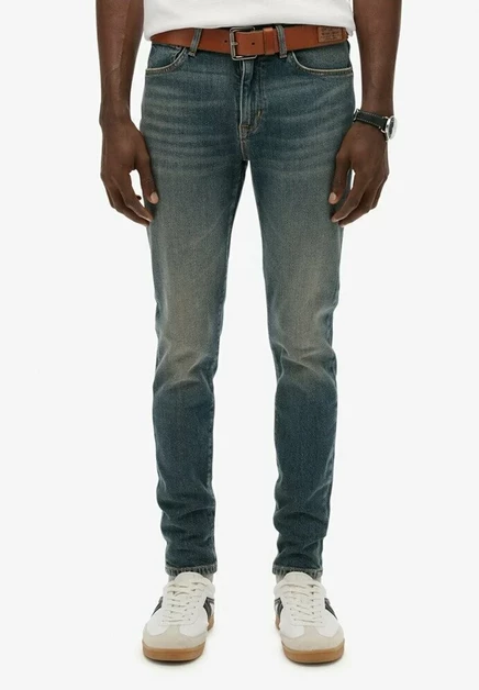 Мужские зауженные джинсы Superdry Co. VINTAGE, синие
