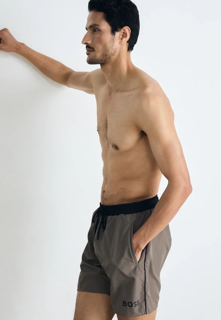 BOSS STARFISCH - Swimming shorts - light blue medium brown