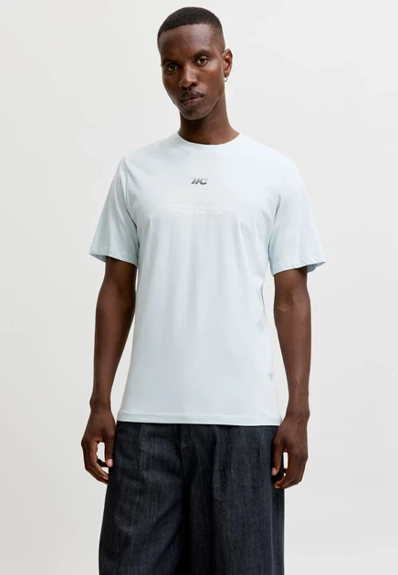 Мужская футболка Jack & Jones T-SHIRT, голубая