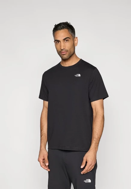The North Face M EVOLUTION SIMPLE DOME REGULAR SHORT SLEEVE TEE - Basic T-shirt - cumulus cloud black