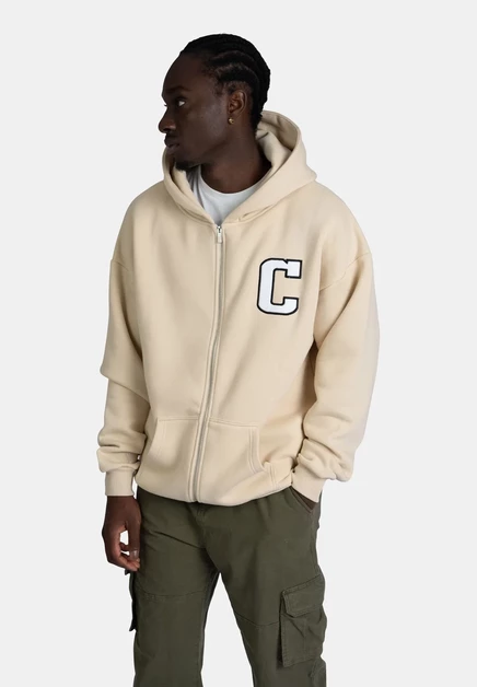 Мужское худи Crystal Paris Patch, коричневое