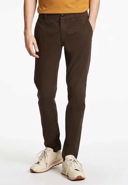 Lindbergh SUPERFLEX CHINO PANTS - Chinos - sand deep brown