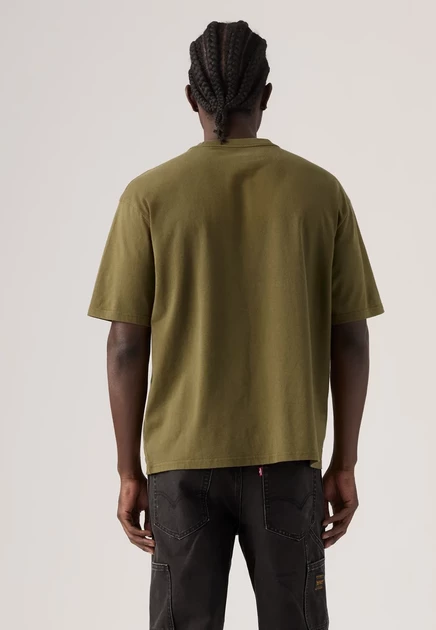 Мужская футболка Levi's Workwear Graphic, оливковая