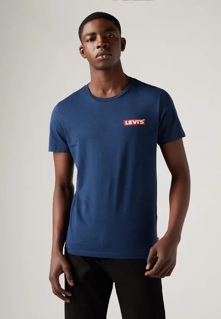 Мужские футболки Levi's 2 шт., белые и темно-синие
