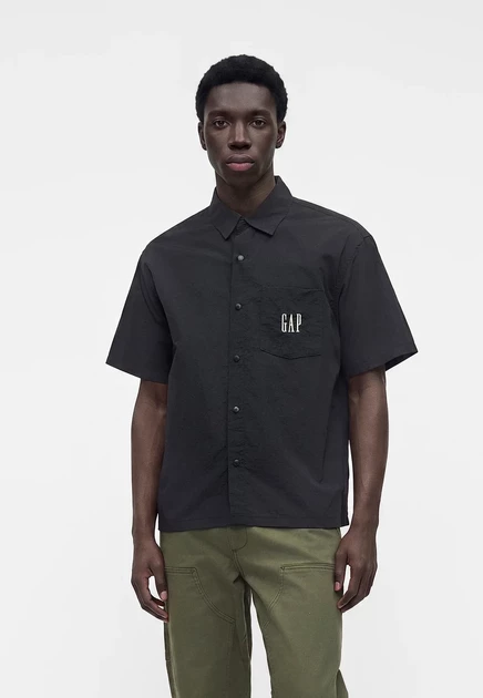 Мужская рубашка Gap, черная