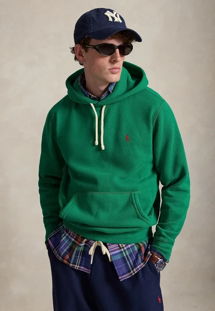 Polo Ralph Lauren THE RL FLEECE HOODIE - Hoodie - white erin green