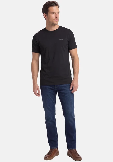 Redmond 5 PACK - Basic T-shirt - weiß/hellblau/schwarz schwarz/grau