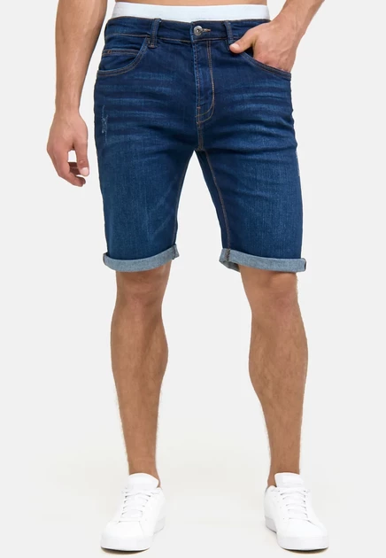 Мужские джинсовые шорты Indicode Jeans Incaden, серо-синие